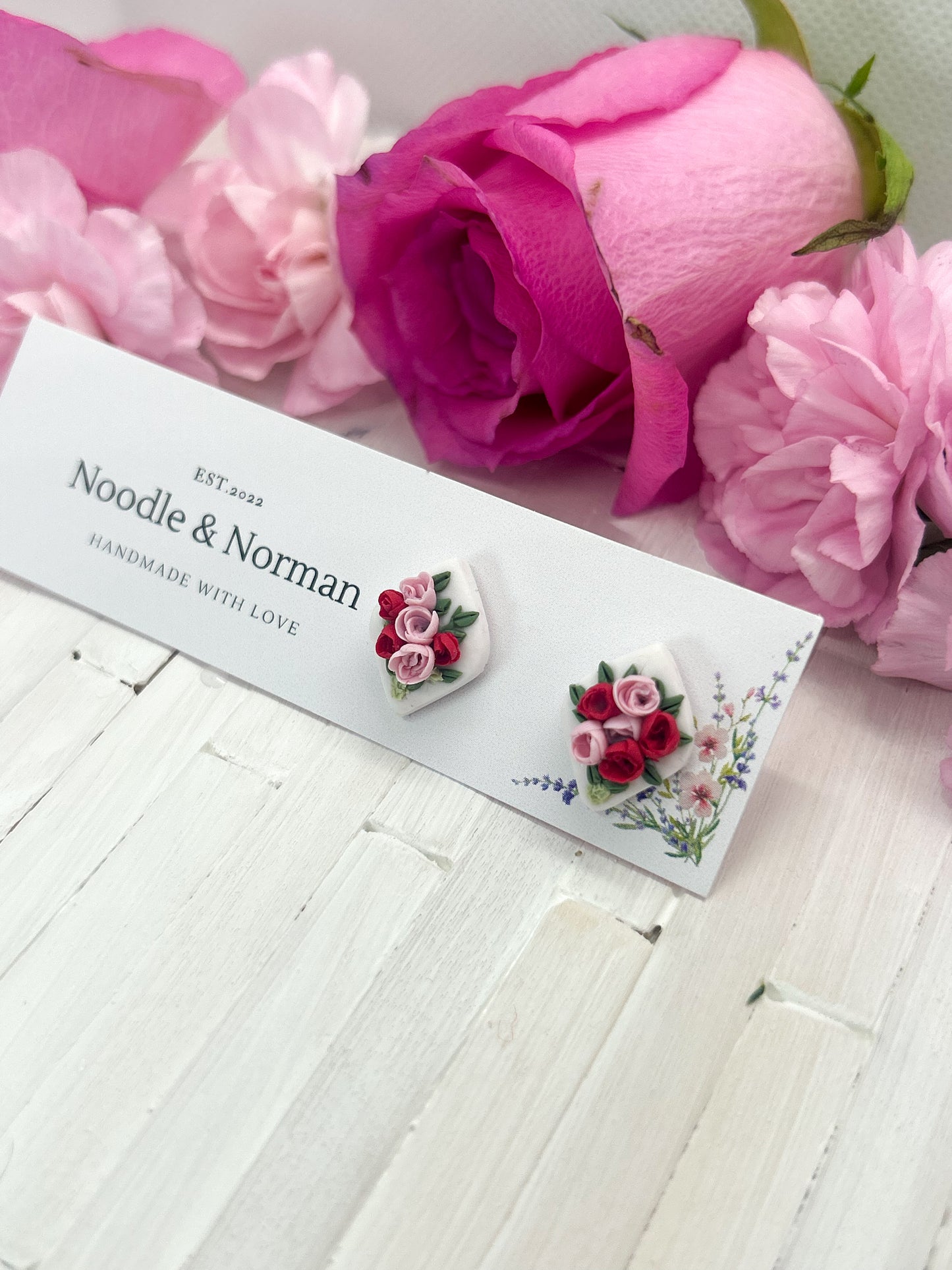 Floral Bouquet Studs