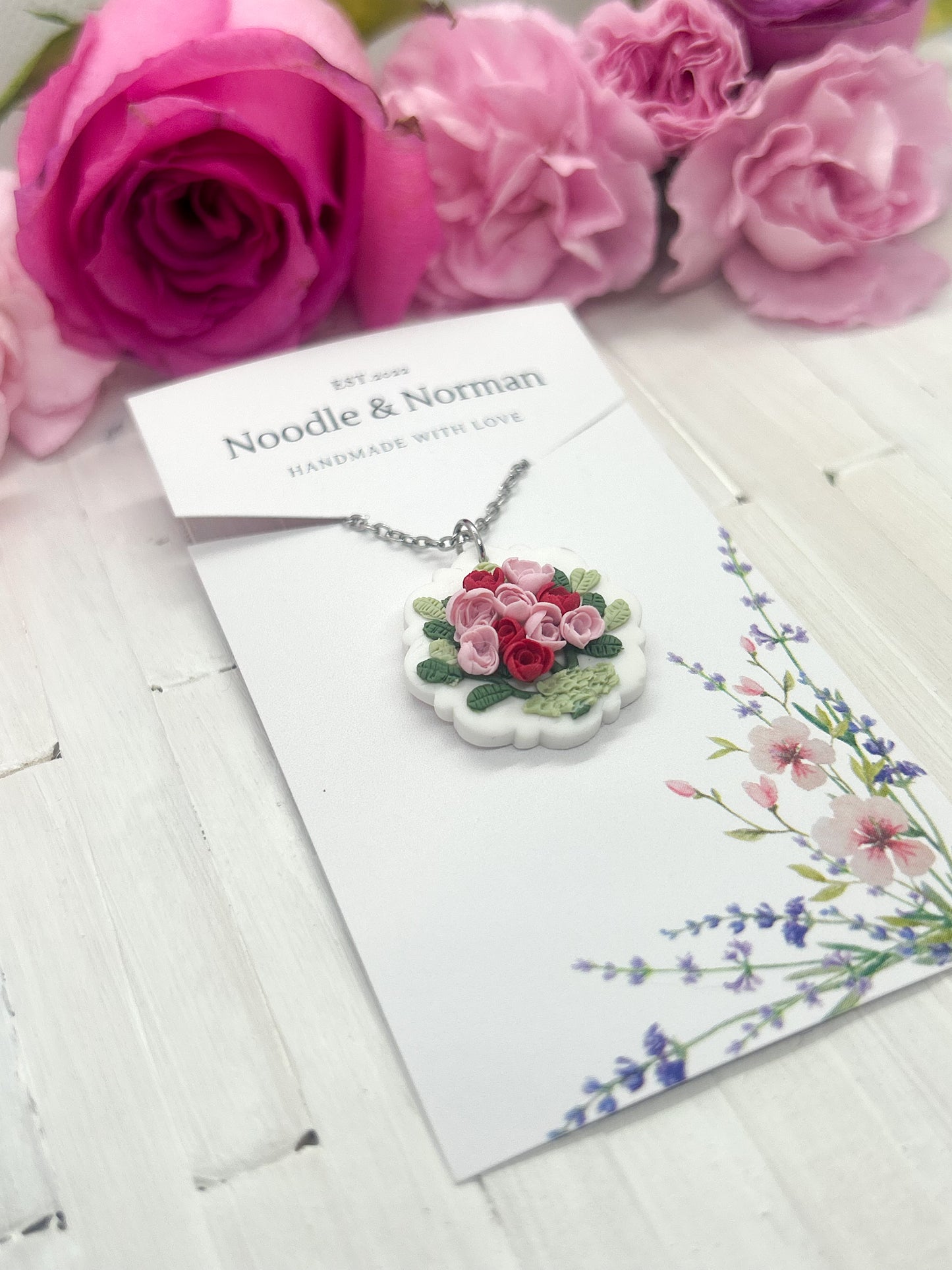 Floral Bouquet Necklace