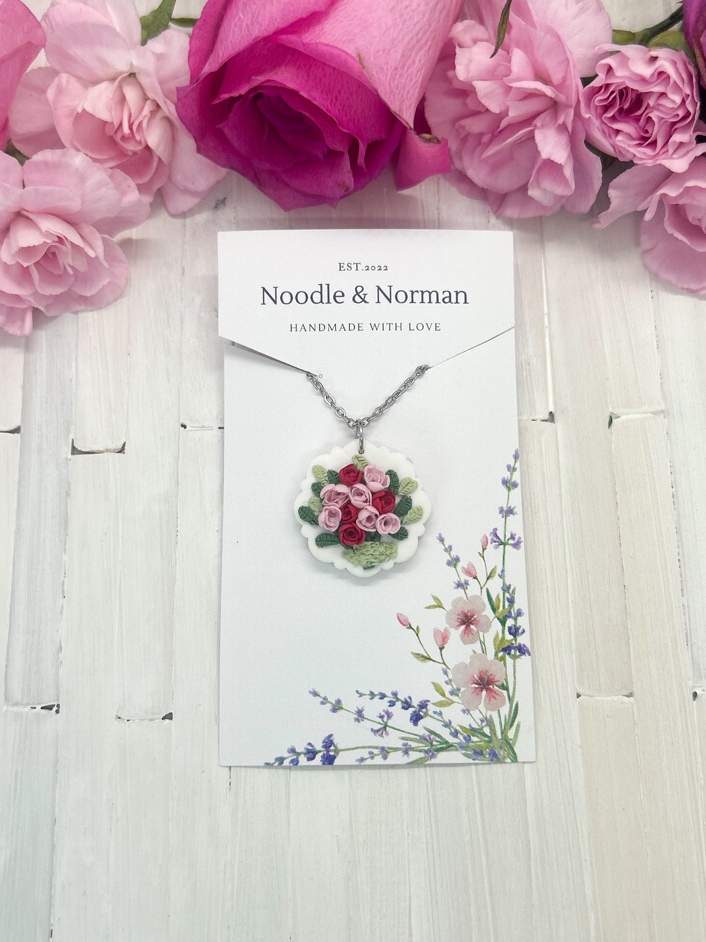 Floral Bouquet Necklace