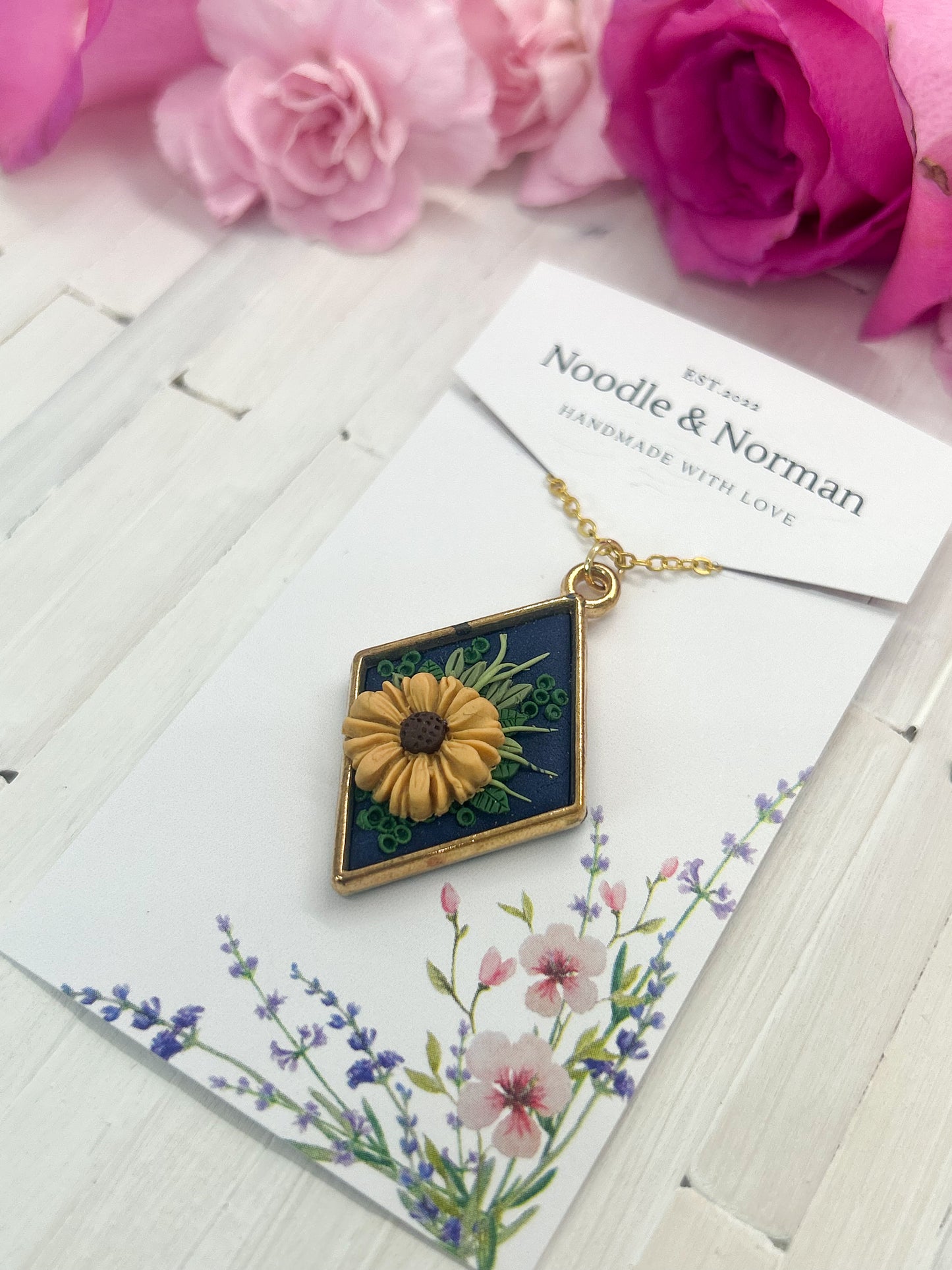 Sunflower Necklace