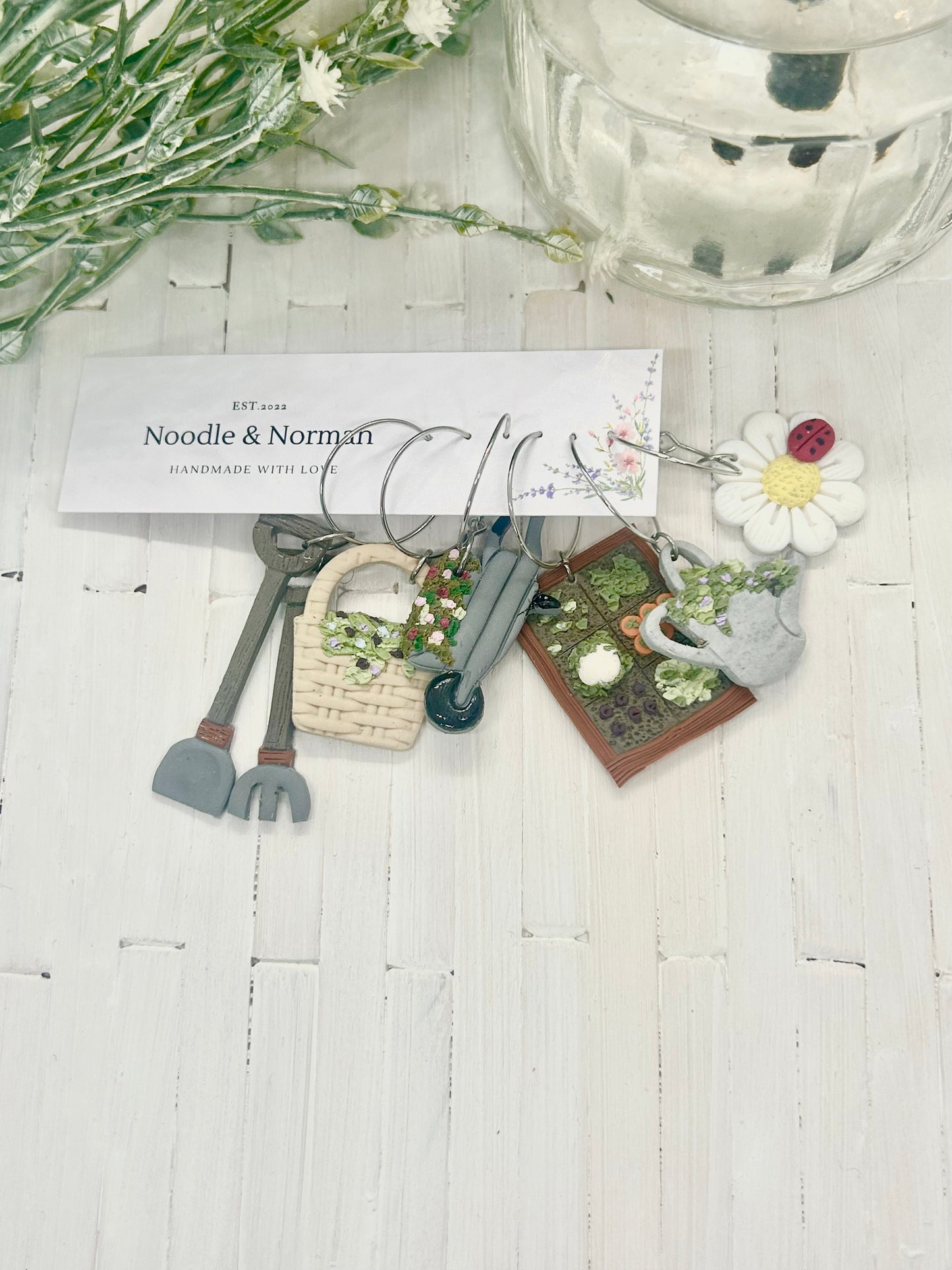 Garden Wine Glass Tags