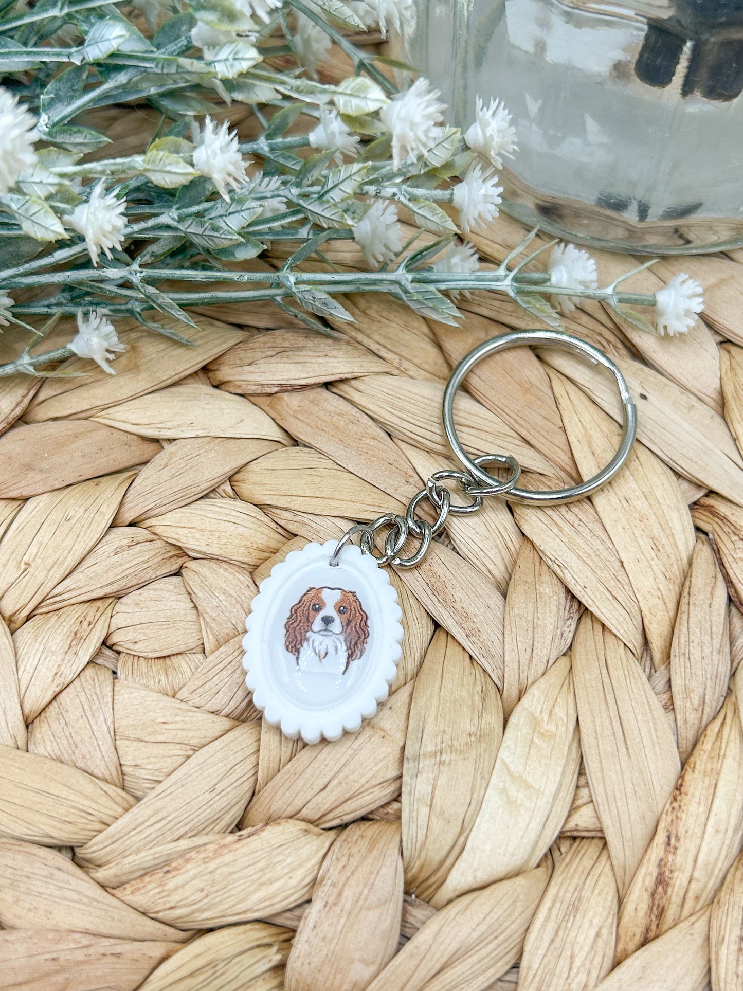 King Charles Spaniel Keyring