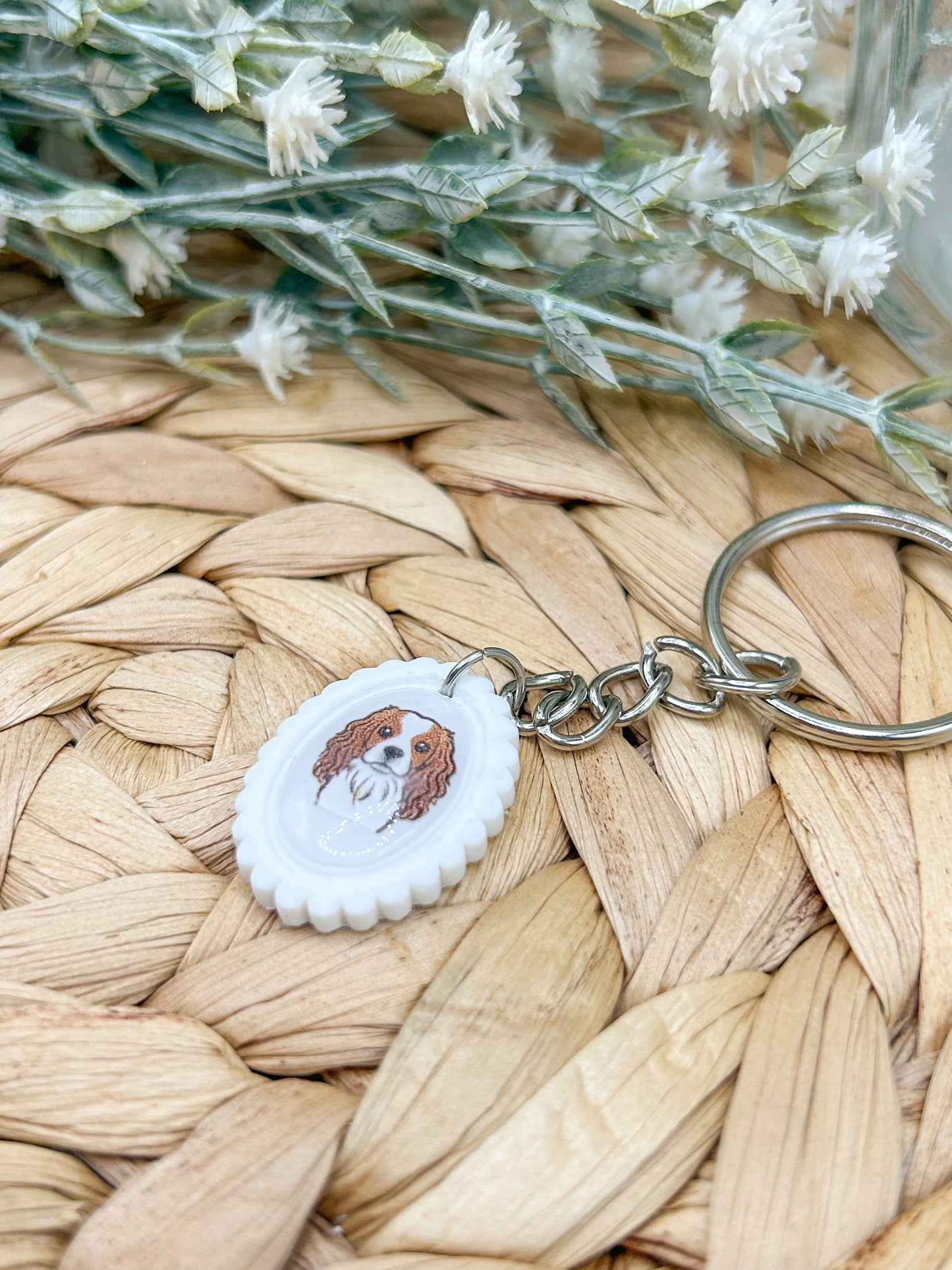 King Charles Spaniel Keyring