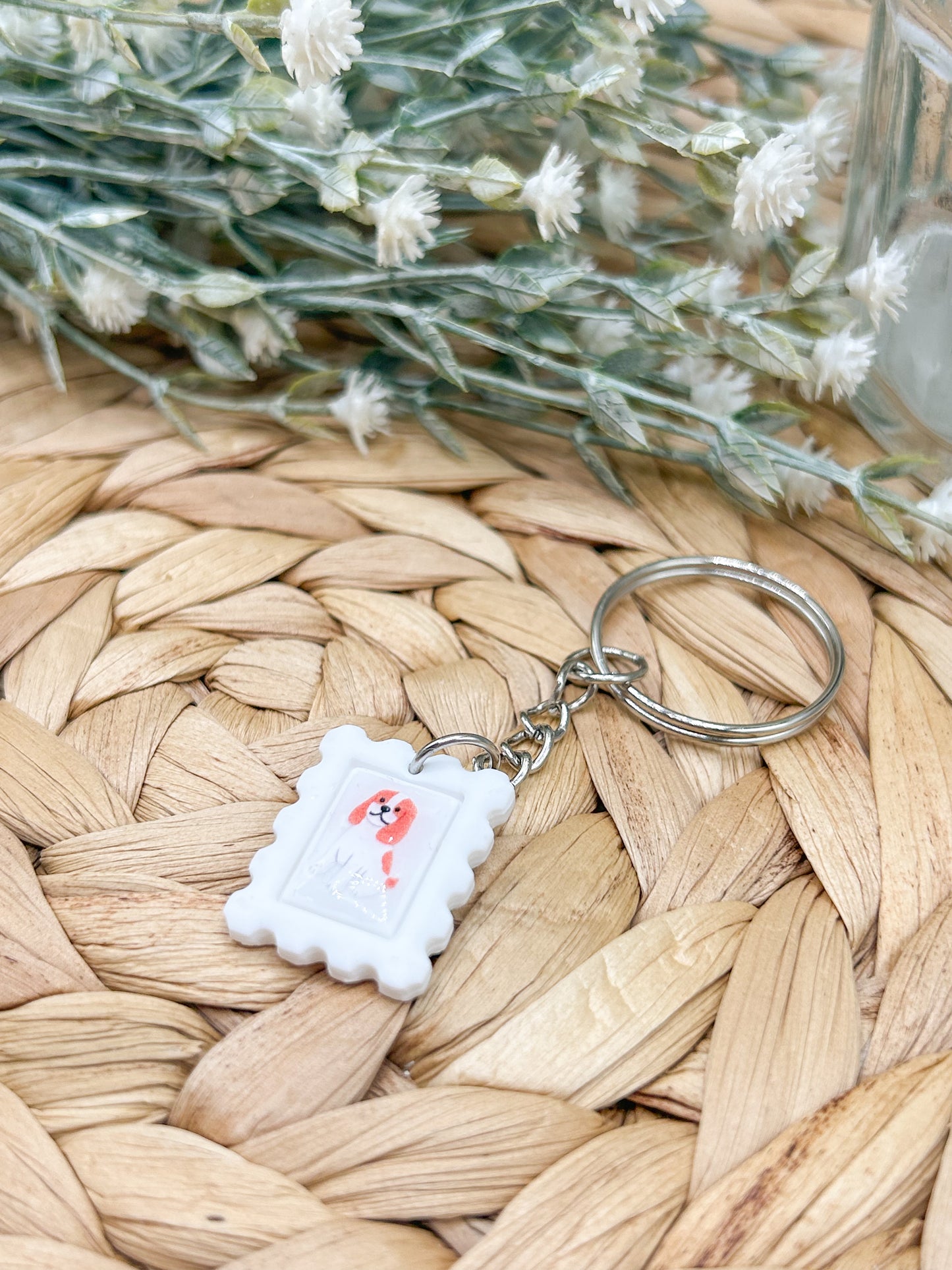 Cute dog Keyring