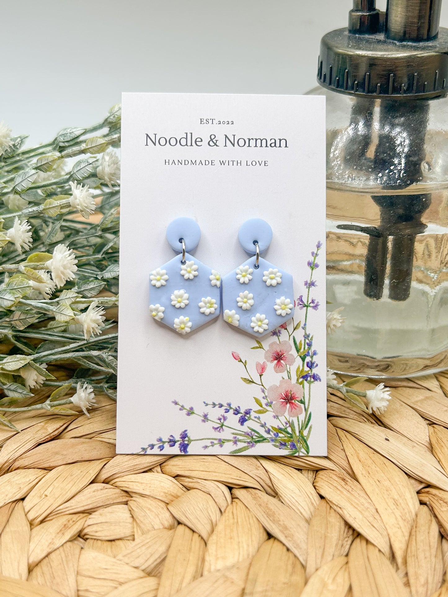 Daisy Pattern Dangles