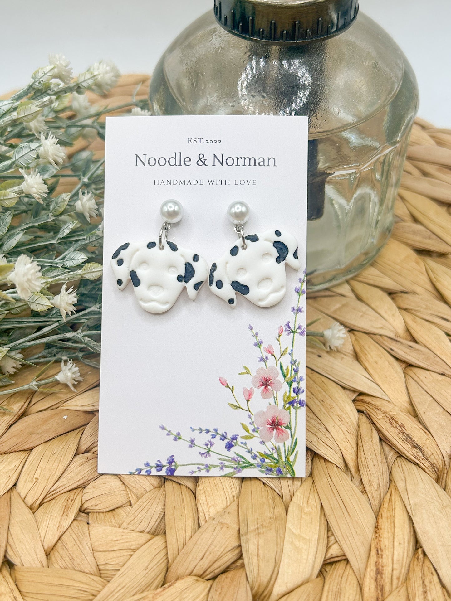 Dalmatian Head Dangles