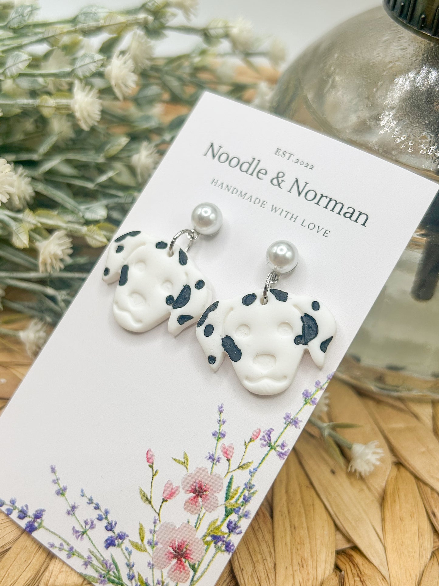 Dalmatian Head Dangles