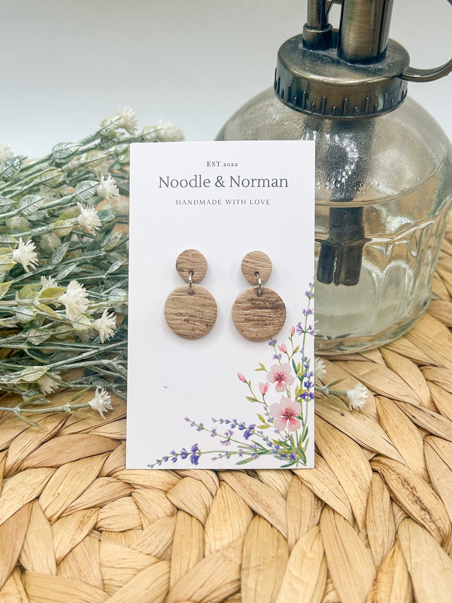 Wood Effect Earrings