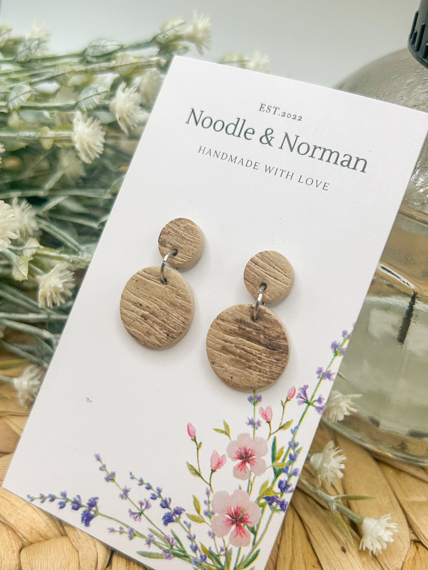 Wood Effect Earrings